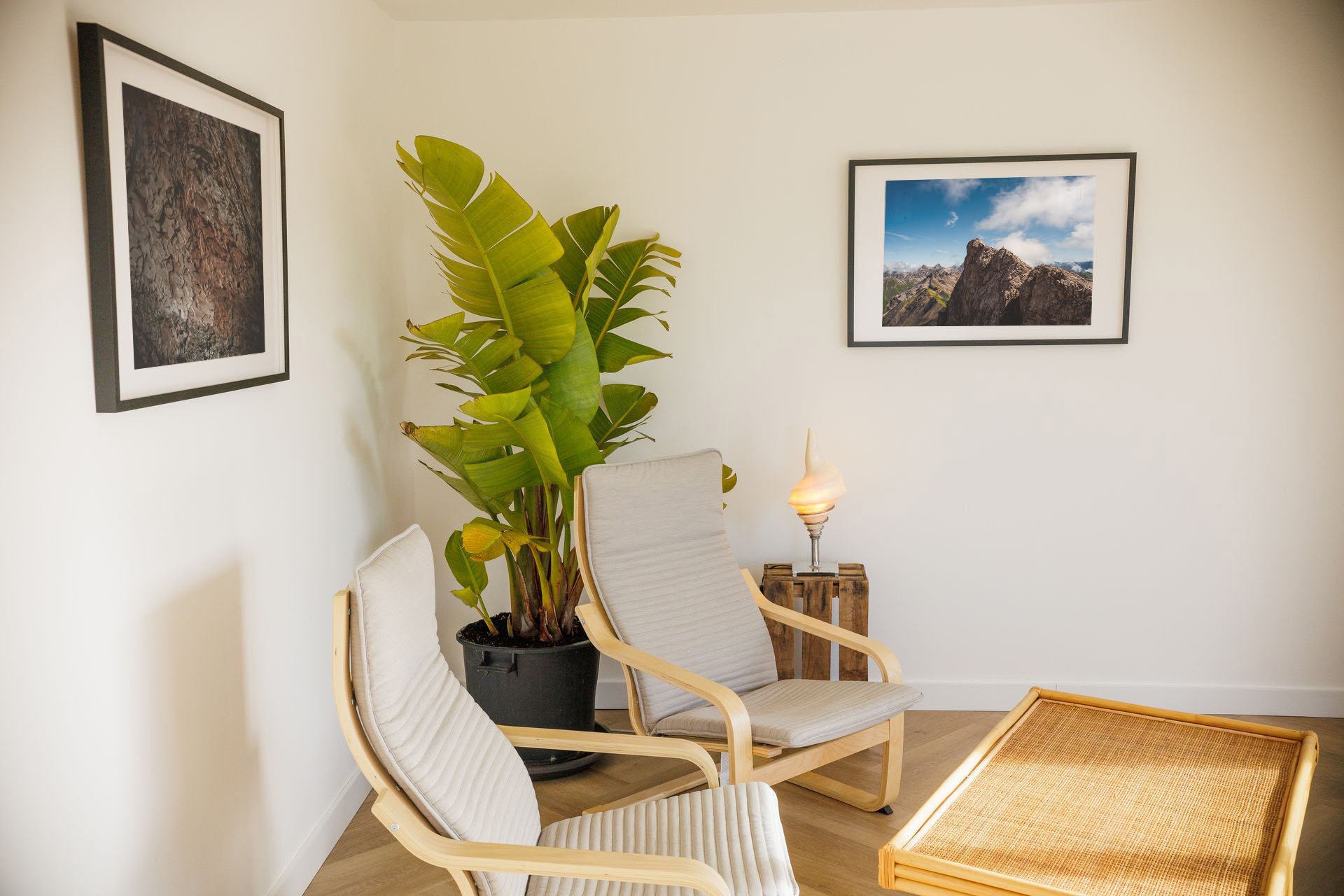 Therapy room with comfortable seating